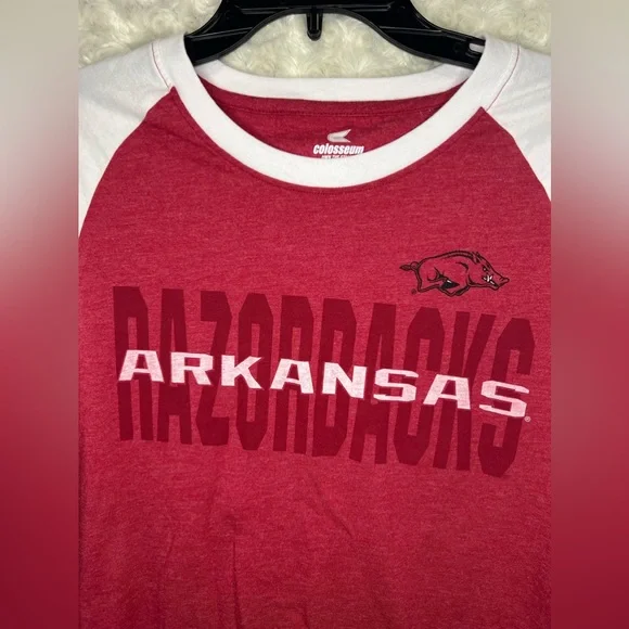 Arkansas Razorbacks Raglan Top - Picture 2 of 4